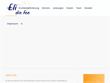 Tablet Screenshot of elidiefee.de